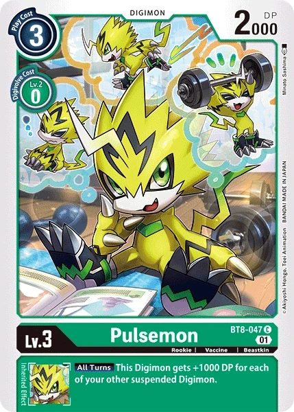 Pulsemon &mdash; Digimon Card Game card