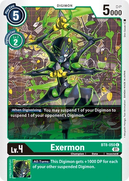 Exermon &mdash; Digimon Card Game card