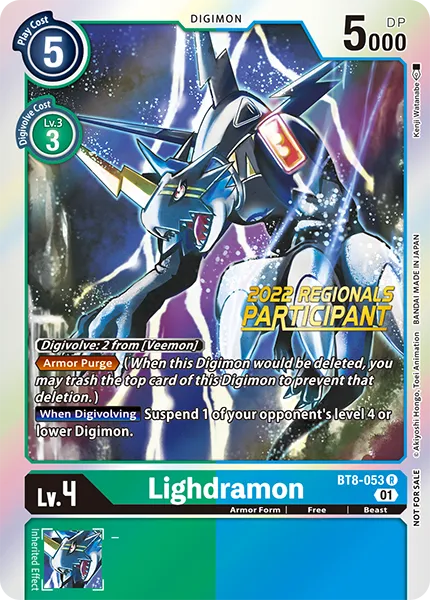 Lighdramon &mdash; Digimon Card Game card