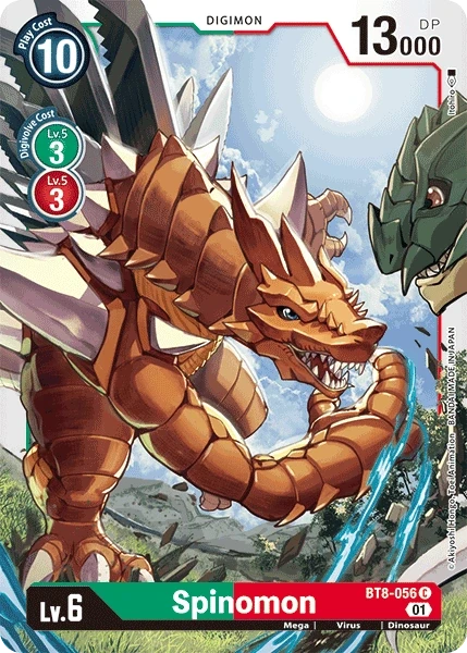 Spinomon &mdash; Digimon Card Game card