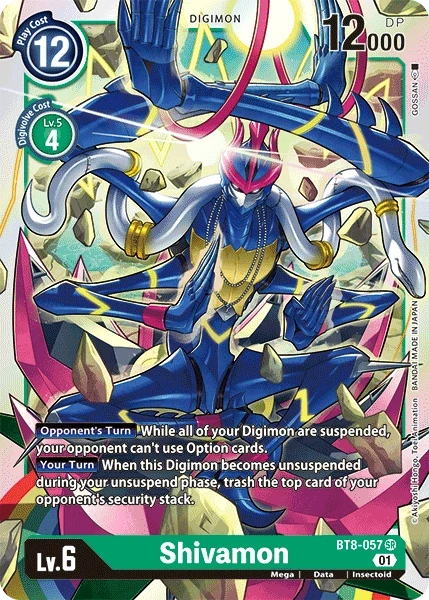 Shivamon &mdash; Digimon Card Game card