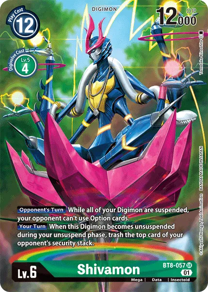 Shivamon &mdash; Digimon Card Game card