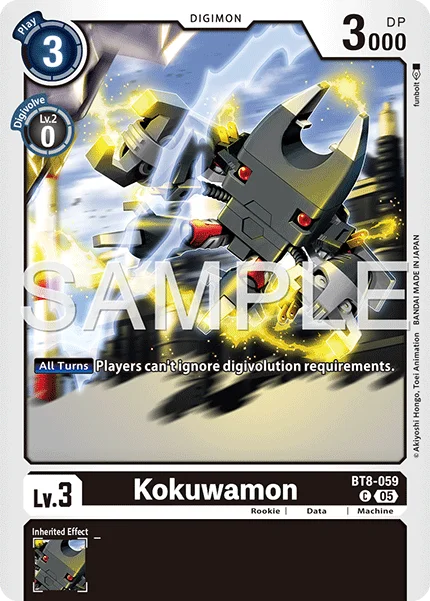 Kokuwamon &mdash; Digimon Card Game card