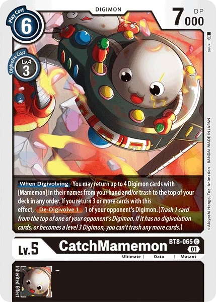 CatchMamemon &mdash; Digimon Card Game card