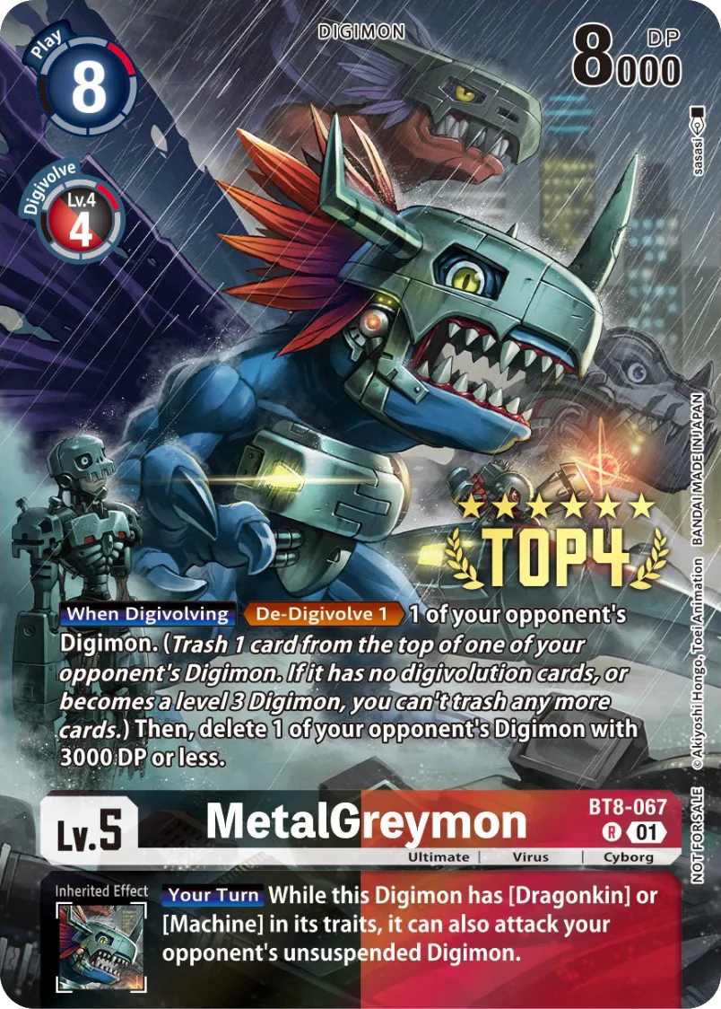 MetalGreymon &mdash; Digimon Card Game card