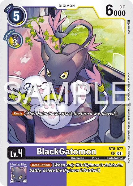 BlackGatomon &mdash; Digimon Card Game card