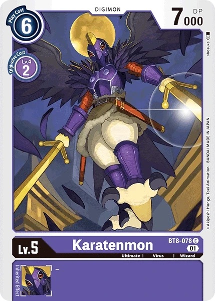 Karatenmon &mdash; Digimon Card Game card