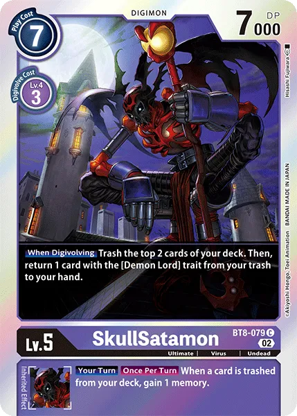 SkullSatamon &mdash; Digimon Card Game card