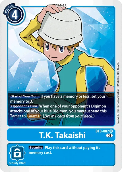 T.K. Takaishi &mdash; Digimon Card Game card