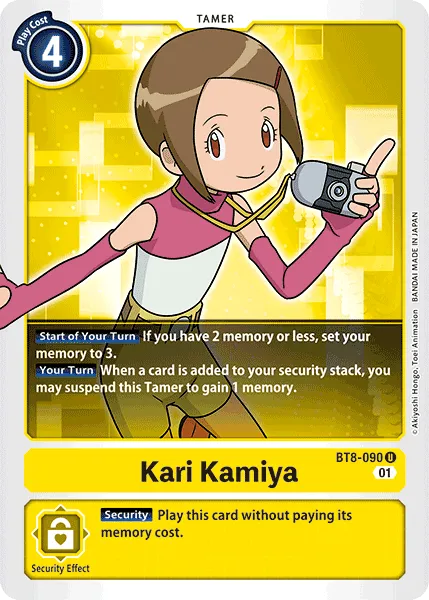Kari Kamiya &mdash; Digimon Card Game card