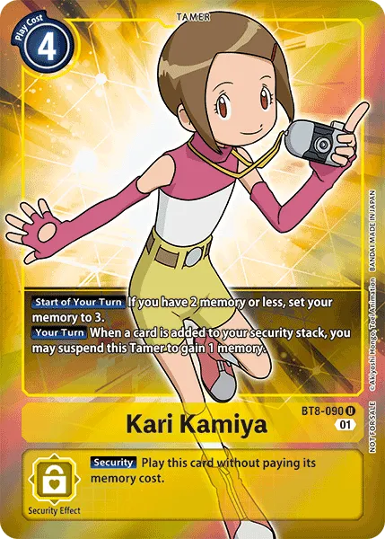 Kari Kamiya &mdash; Digimon Card Game card