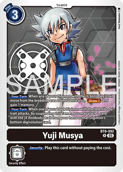 Yuji Musya &mdash; Digimon Card Game card