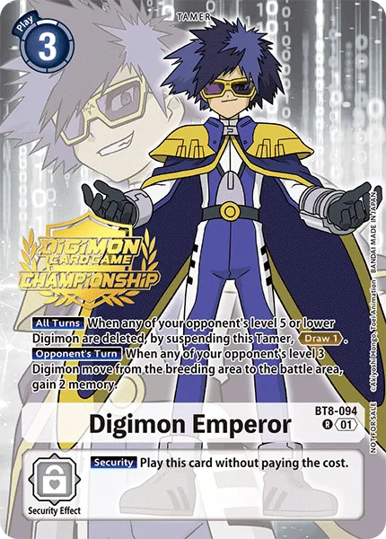 Digimon Emperor &mdash; Digimon Card Game card