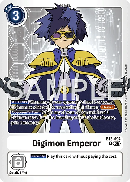 Digimon Emperor &mdash; Digimon Card Game card