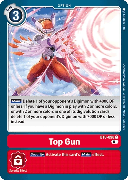Top Gun &mdash; Digimon Card Game card