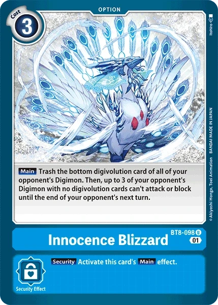 Innocence Blizzard &mdash; Digimon Card Game card