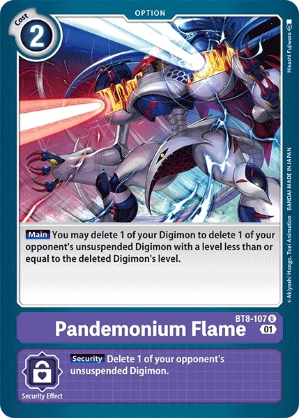 Pandemonium Flame &mdash; Digimon Card Game card