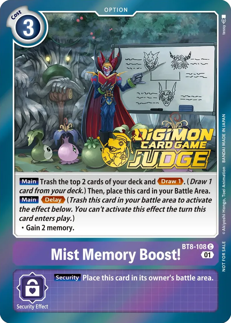 Mist Memory Boost! &mdash; Digimon Card Game card