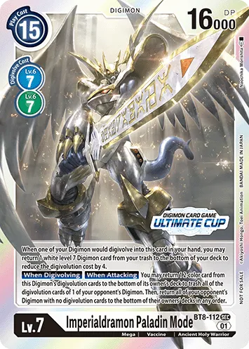Imperialdramon Paladin Mode &mdash; Digimon Card Game card