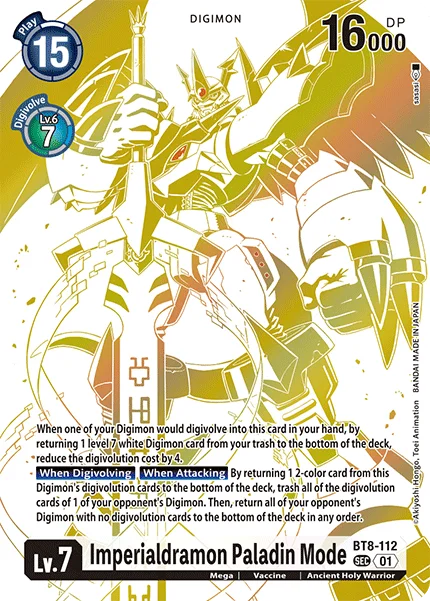 Imperialdramon Paladin Mode &mdash; Digimon Card Game card