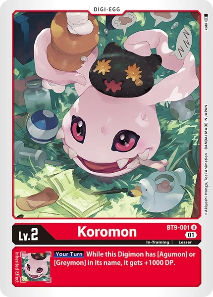 Koromon &mdash; Digimon Card Game card