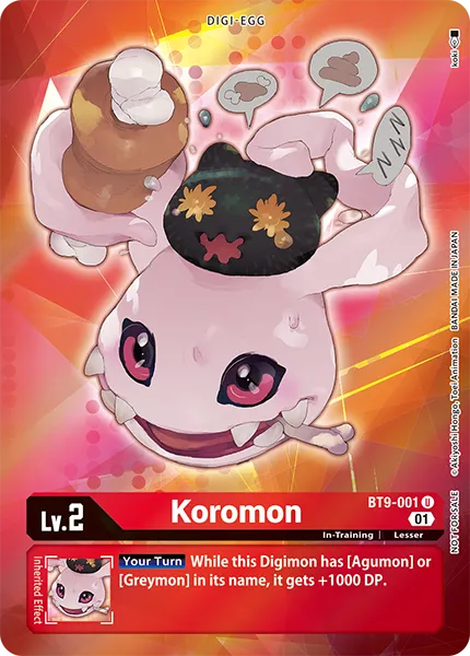 Koromon &mdash; Digimon Card Game card