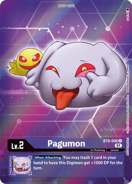Pagumon &mdash; Digimon Card Game card