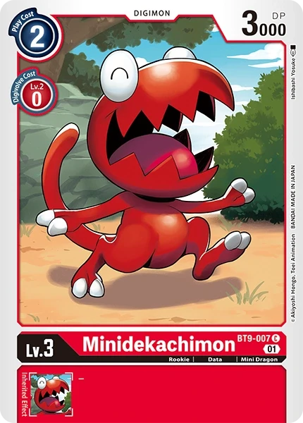 Minidekachimon &mdash; Digimon Card Game card
