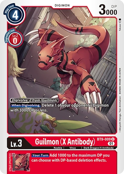 Guilmon (X Antibody) &mdash; Digimon Card Game card