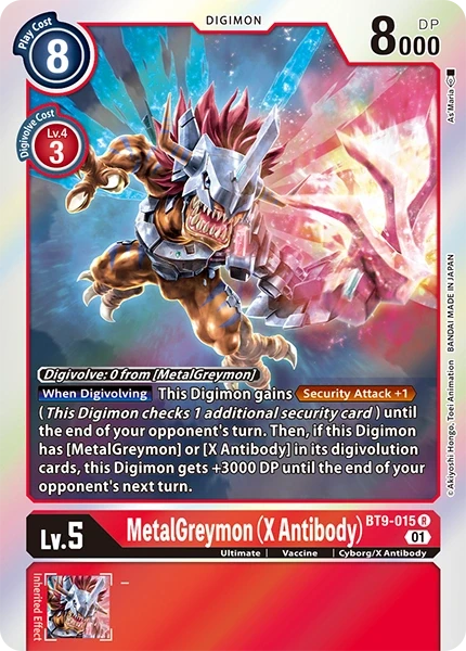 MetalGreymon (X Antibody) &mdash; Digimon Card Game card