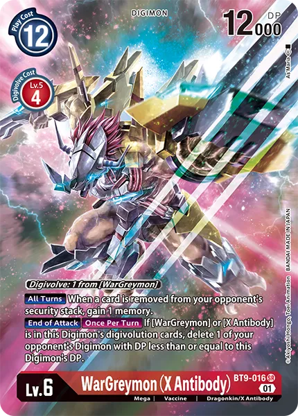 WarGreymon (X Antibody) &mdash; Digimon Card Game card