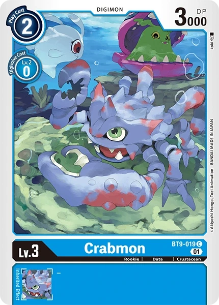 Crabmon &mdash; Digimon Card Game card