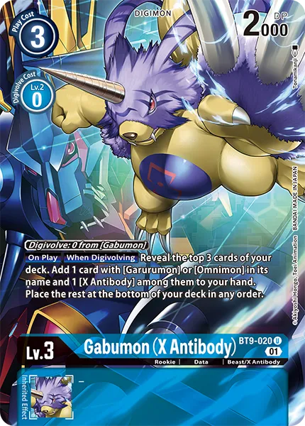 Gabumon (X Antibody) &mdash; Digimon Card Game card