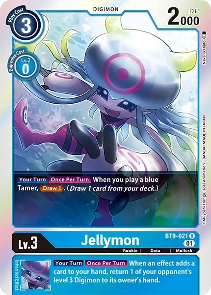Jellymon &mdash; Digimon Card Game card