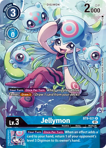 Jellymon &mdash; Digimon Card Game card