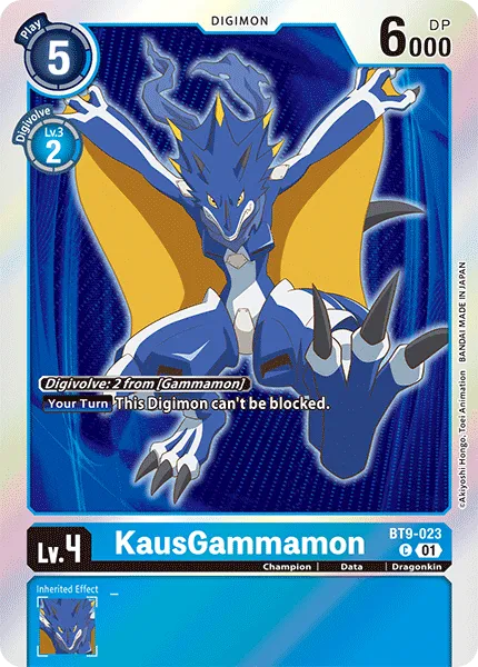 KausGammamon &mdash; Digimon Card Game card
