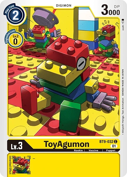 ToyAgumon &mdash; Digimon Card Game card