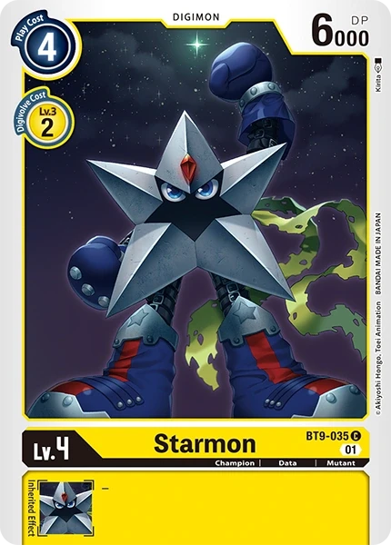 Starmon &mdash; Digimon Card Game card