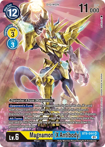 Magnamon (X Antibody) &mdash; Digimon Card Game card