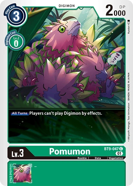 Pomumon &mdash; Digimon Card Game card