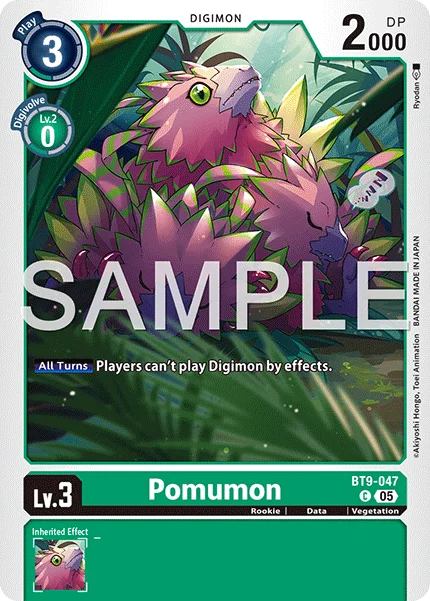 Pomumon &mdash; Digimon Card Game card