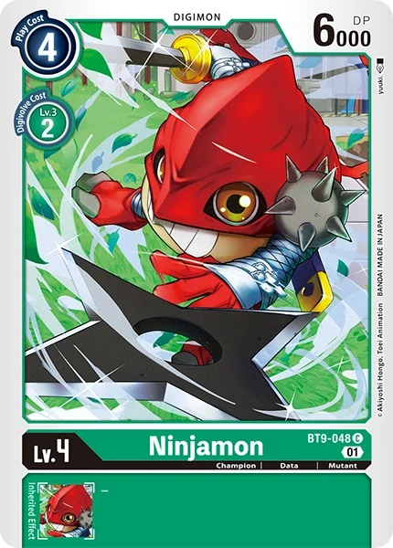 Ninjamon &mdash; Digimon Card Game card