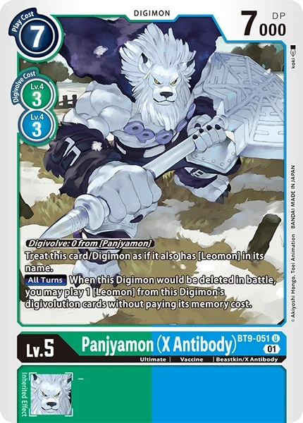 Panjyamon (X Antibody) &mdash; Digimon Card Game card