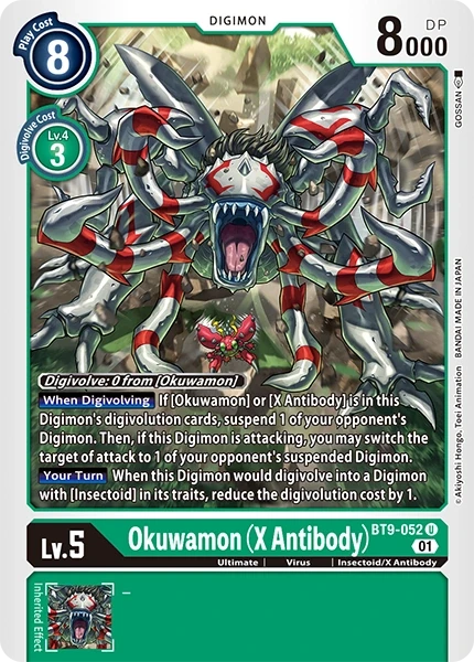 Okuwamon (X Antibody) &mdash; Digimon Card Game card