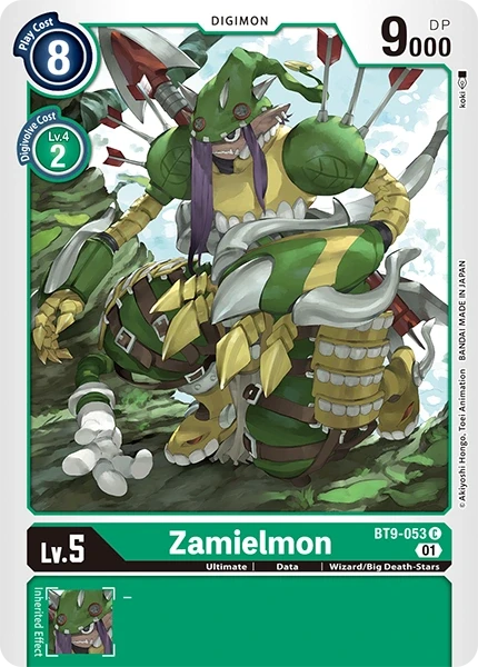 Zamielmon &mdash; Digimon Card Game card