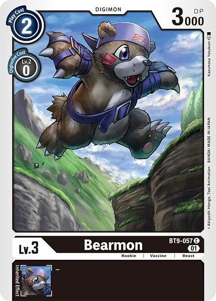 Bearmon &mdash; Digimon Card Game card