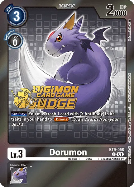 Dorumon &mdash; Digimon Card Game card