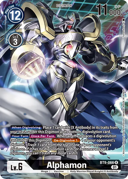 Alphamon &mdash; Digimon Card Game card