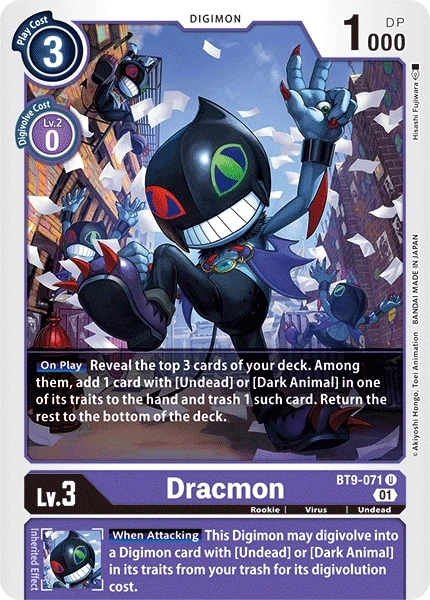 Dracmon &mdash; Digimon Card Game card