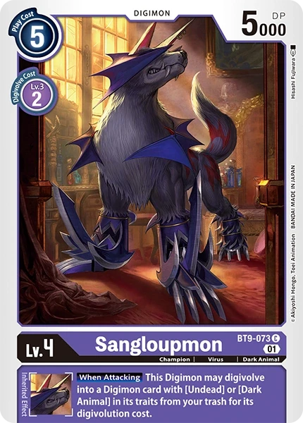 Sangloupmon &mdash; Digimon Card Game card